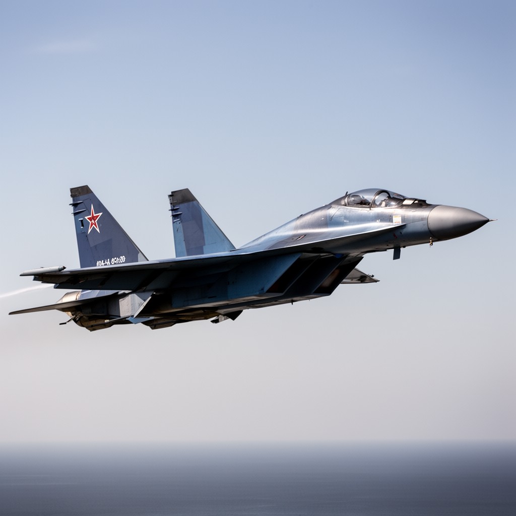 AI-generated illustration of Sukhoi Su-27