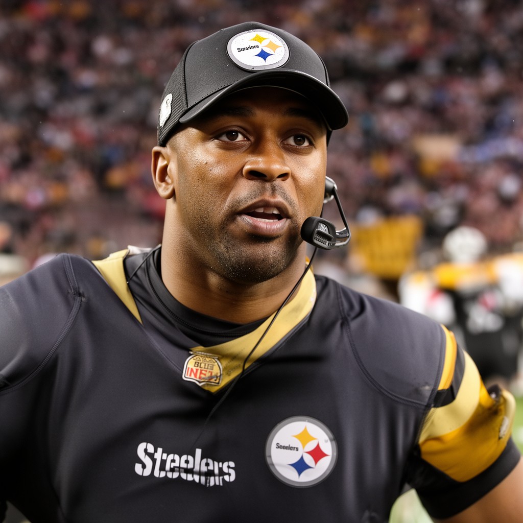AI-generated illustration of Mike Tomlin