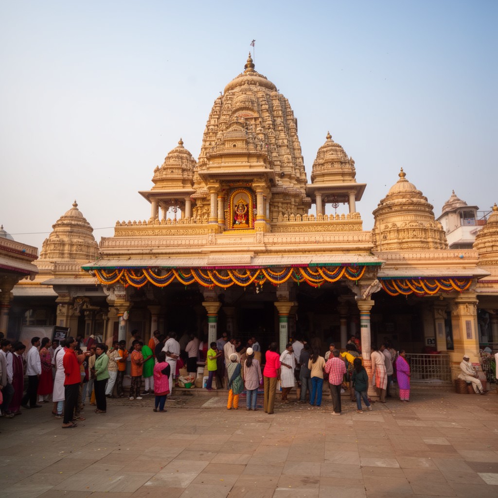 AI-generated illustration of Banke Bihari Temple