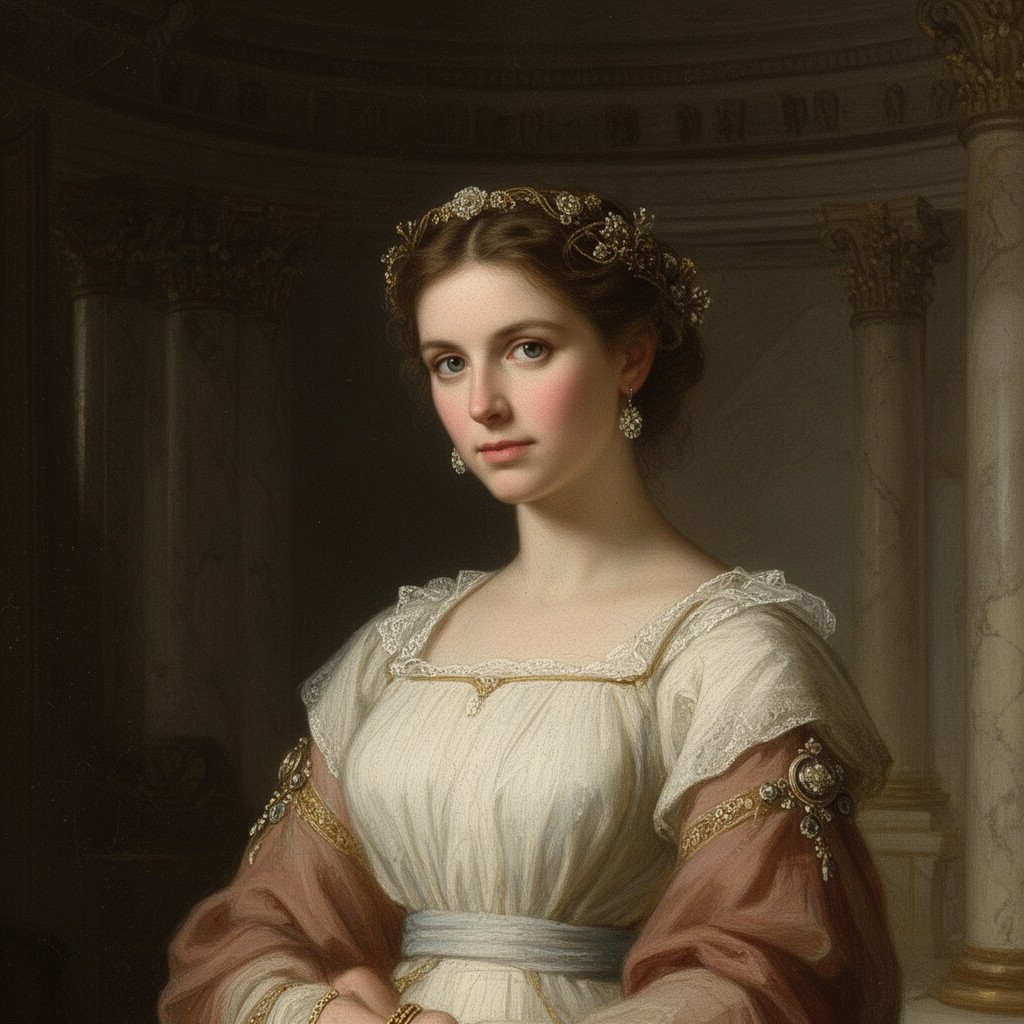 AI-generated illustration of Antonia Minor