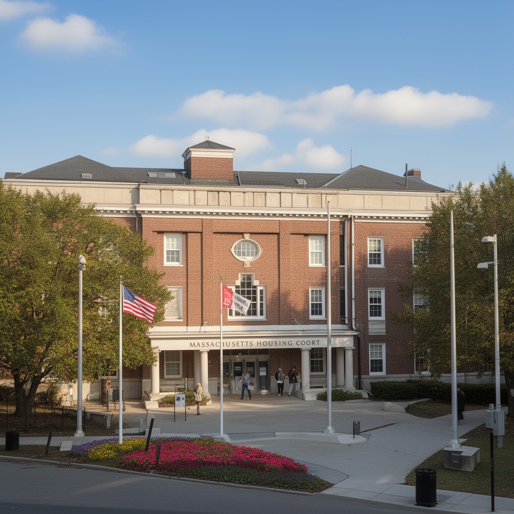 AI-generated illustration of Massachusetts Housing Court