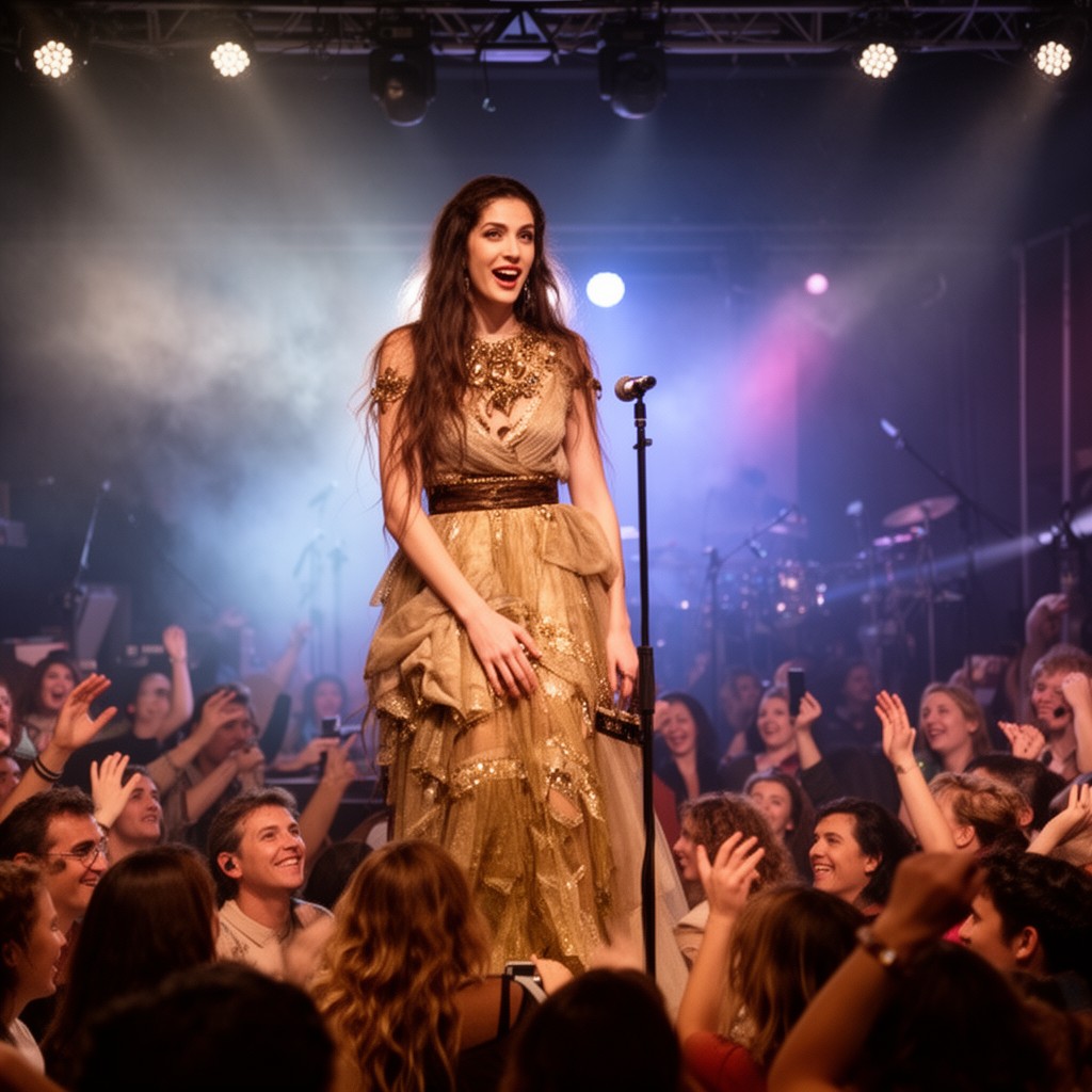 AI-generated illustration of Florence and the Machine