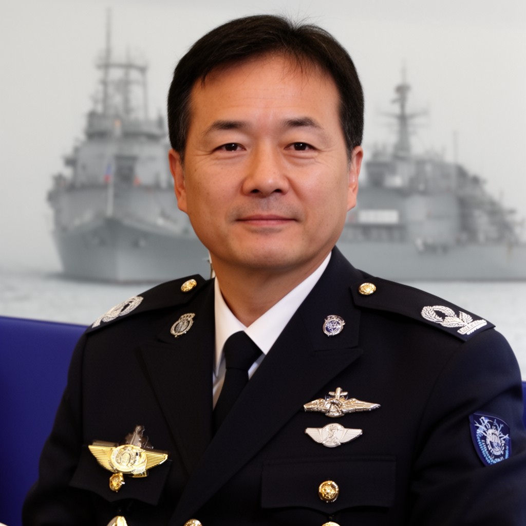 AI-generated illustration of Chief of Staff, JMSDF