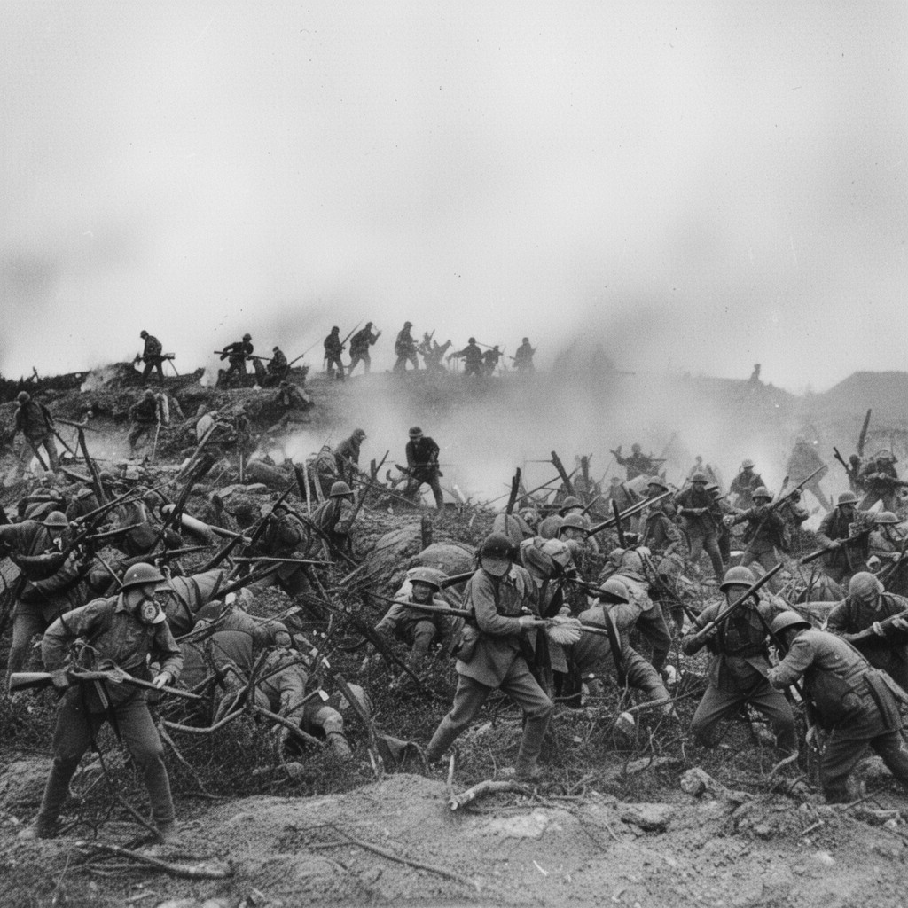 AI-generated illustration of Battle of Soissons