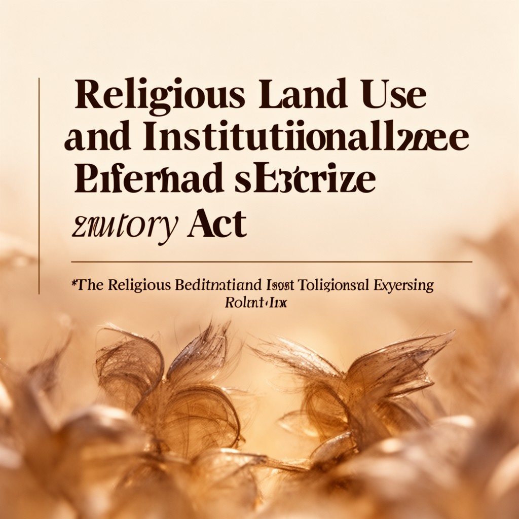 AI-generated illustration of Religious Land Use and Institutionalized Persons Act