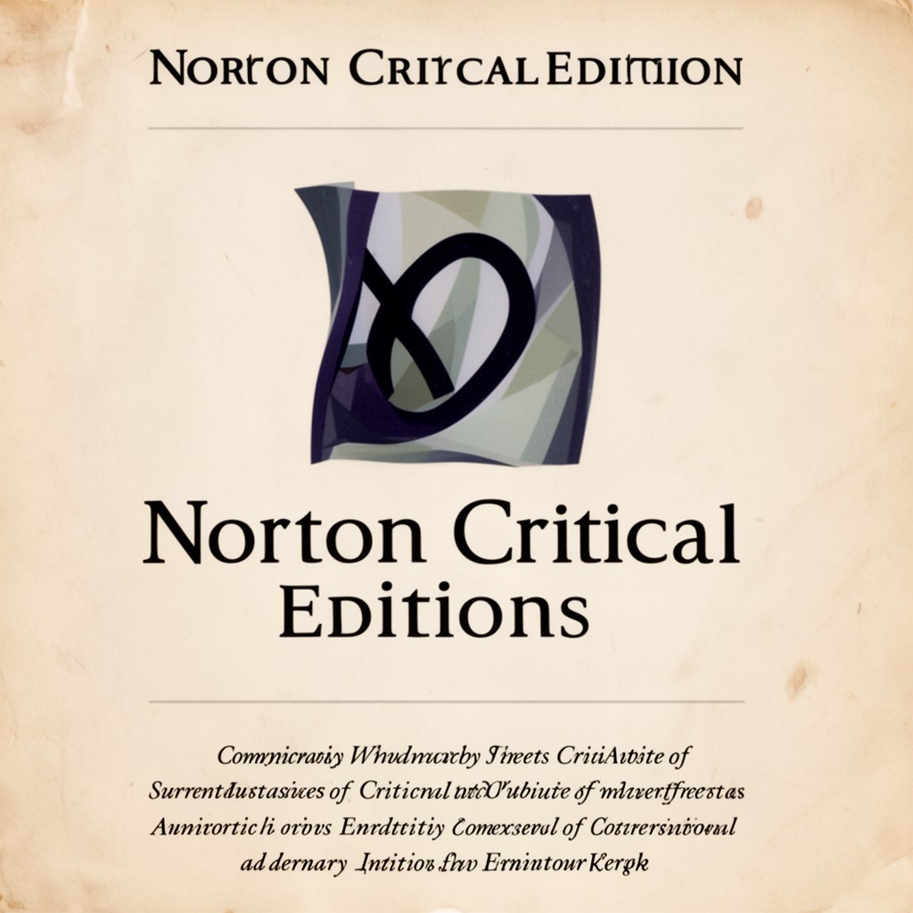 AI-generated illustration of Norton Critical Editions