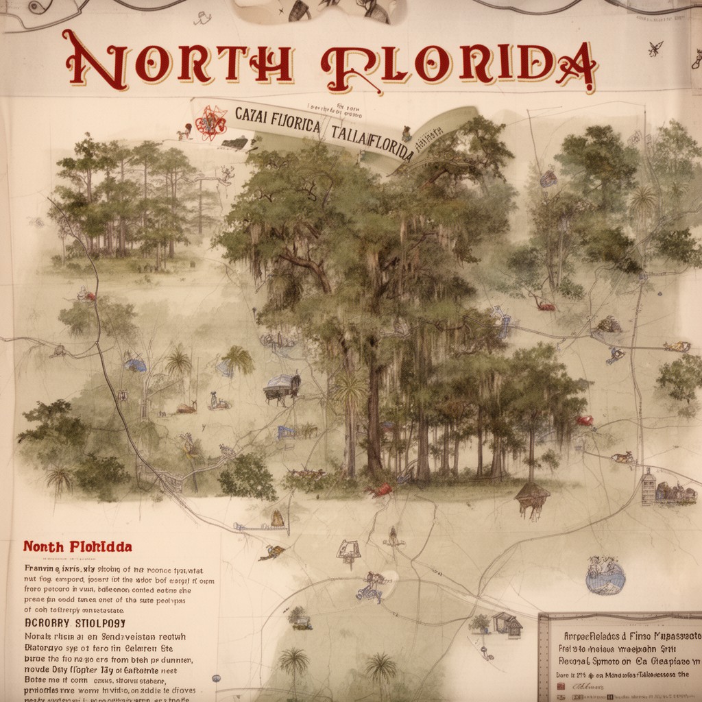 AI-generated illustration of North Florida