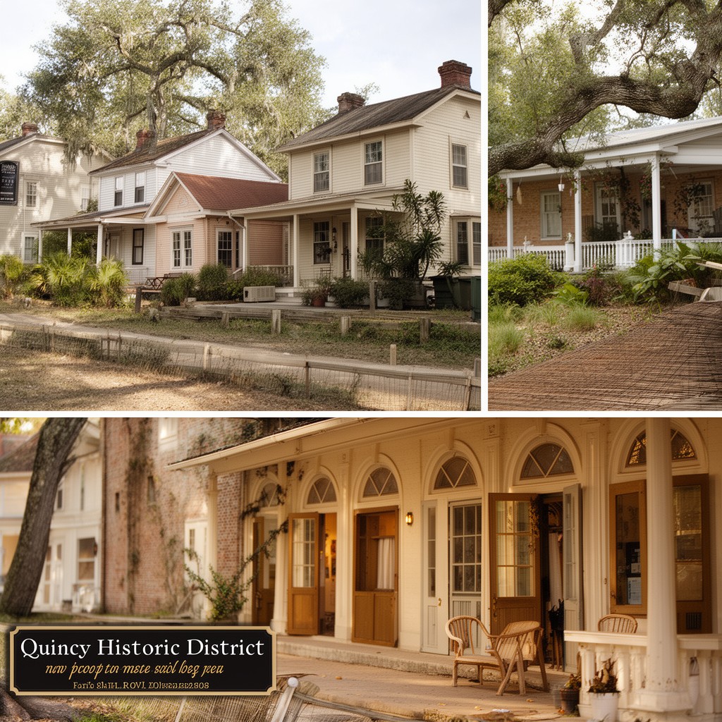 AI-generated illustration of Quincy Historic District
