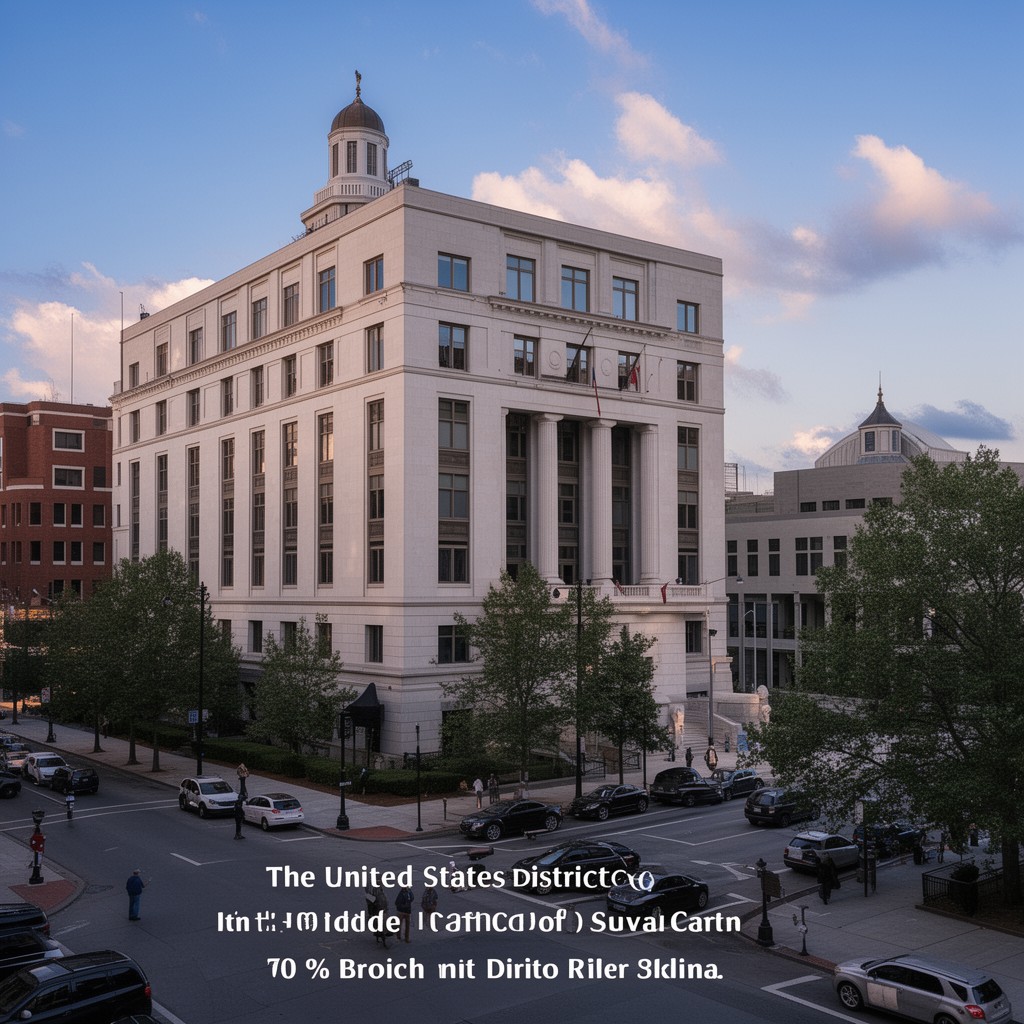 AI-generated illustration of United States District Court for the Middle District of North Carolina