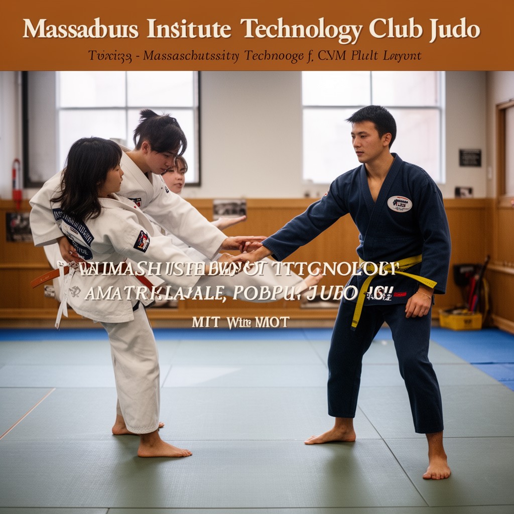 AI-generated illustration of Massachusetts Institute of Technology Club Judo