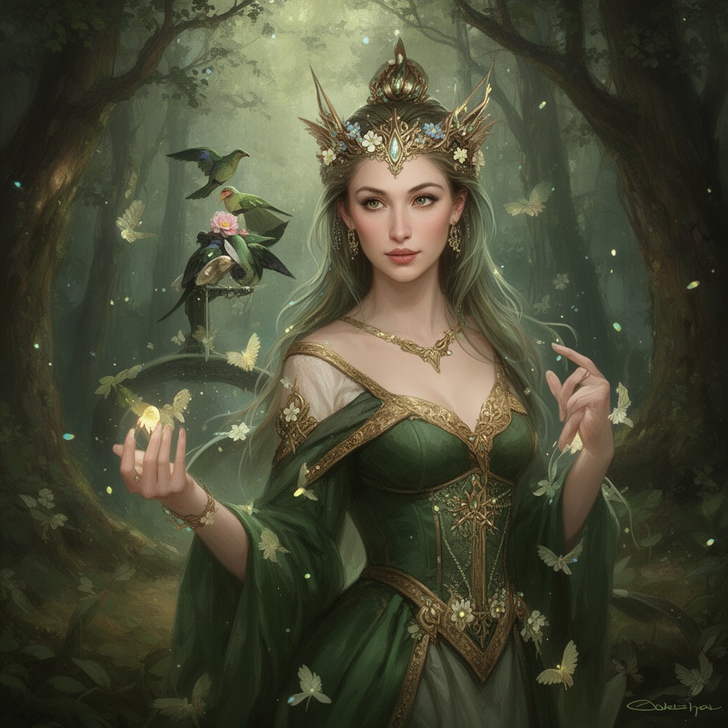 AI-generated illustration of Morgan le Fay