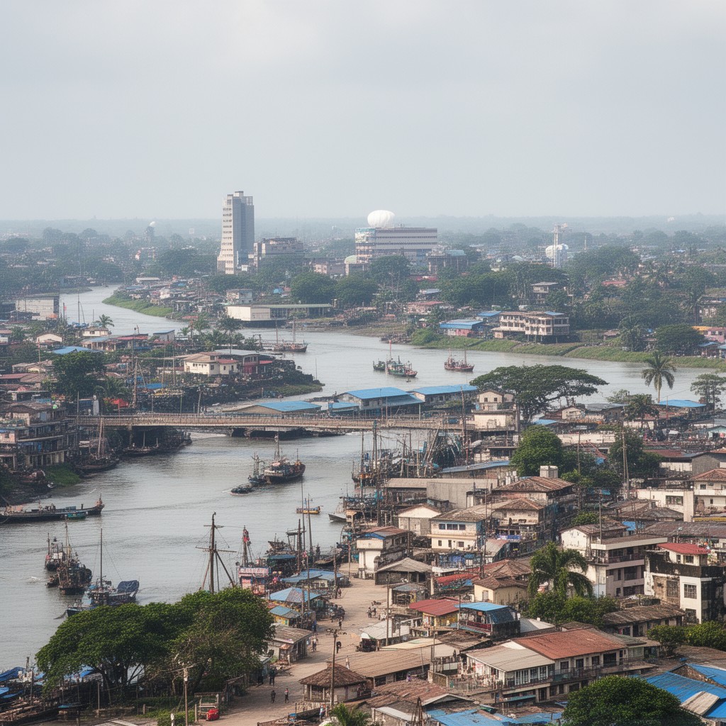 AI-generated illustration of Obio-Akpor Local Government Area