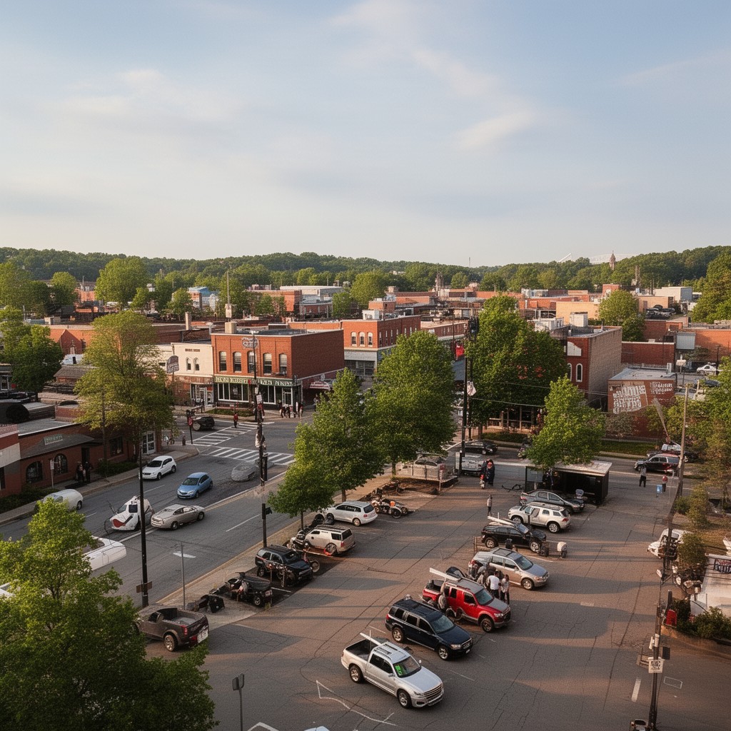 AI-generated illustration of Jasper, Indiana, United States