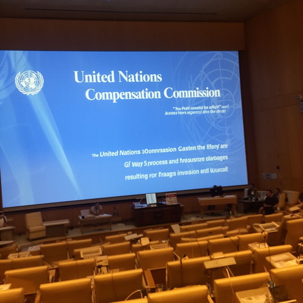 AI-generated illustration of United Nations Compensation Commission