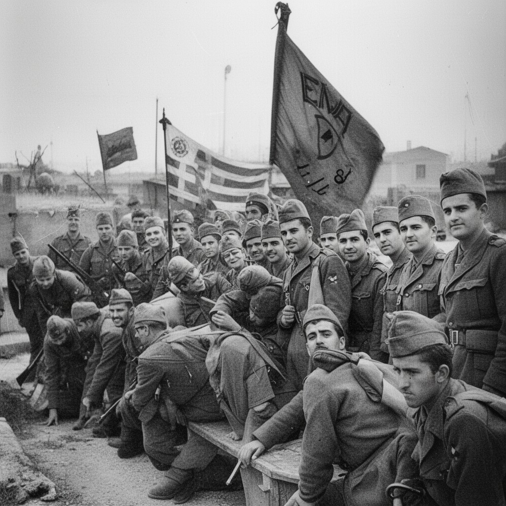 AI-generated illustration of Greek People’s Liberation Army (ELAS)