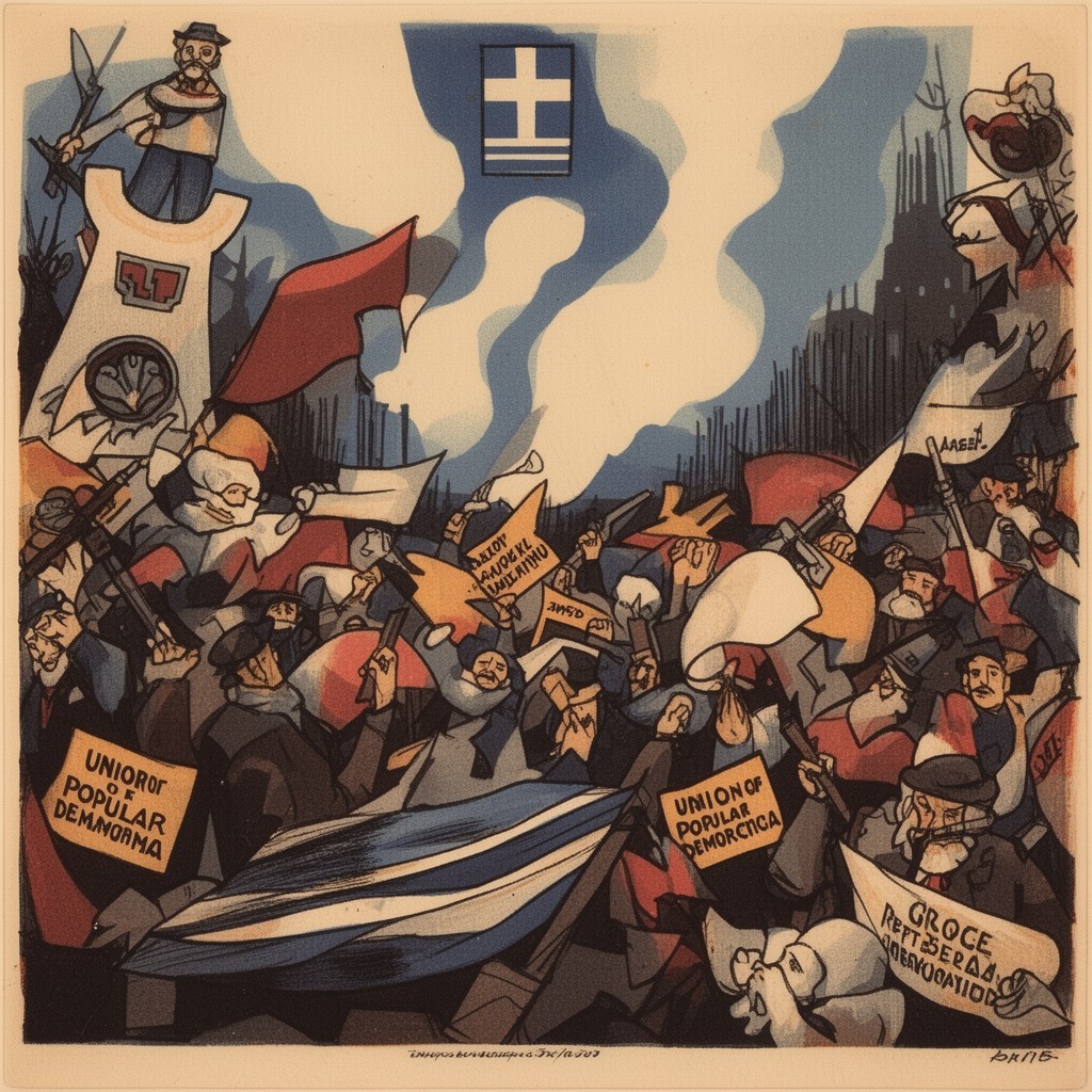 AI-generated illustration of Union of Popular Democracy