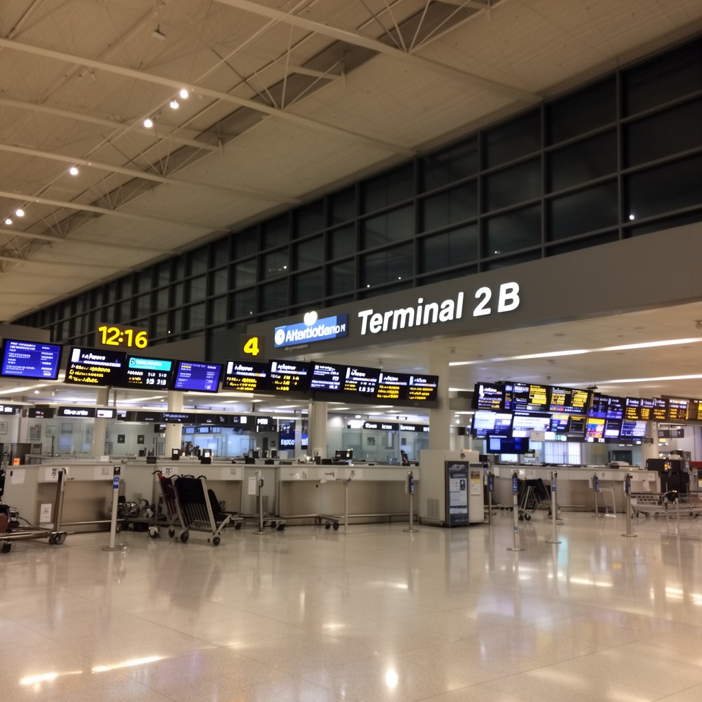 AI-generated illustration of Terminal 2B