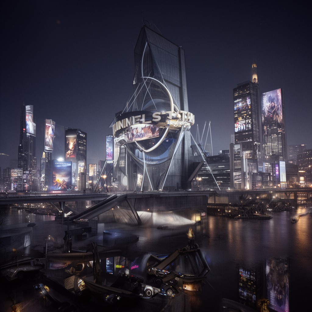 AI-generated illustration of Universal Studio Group