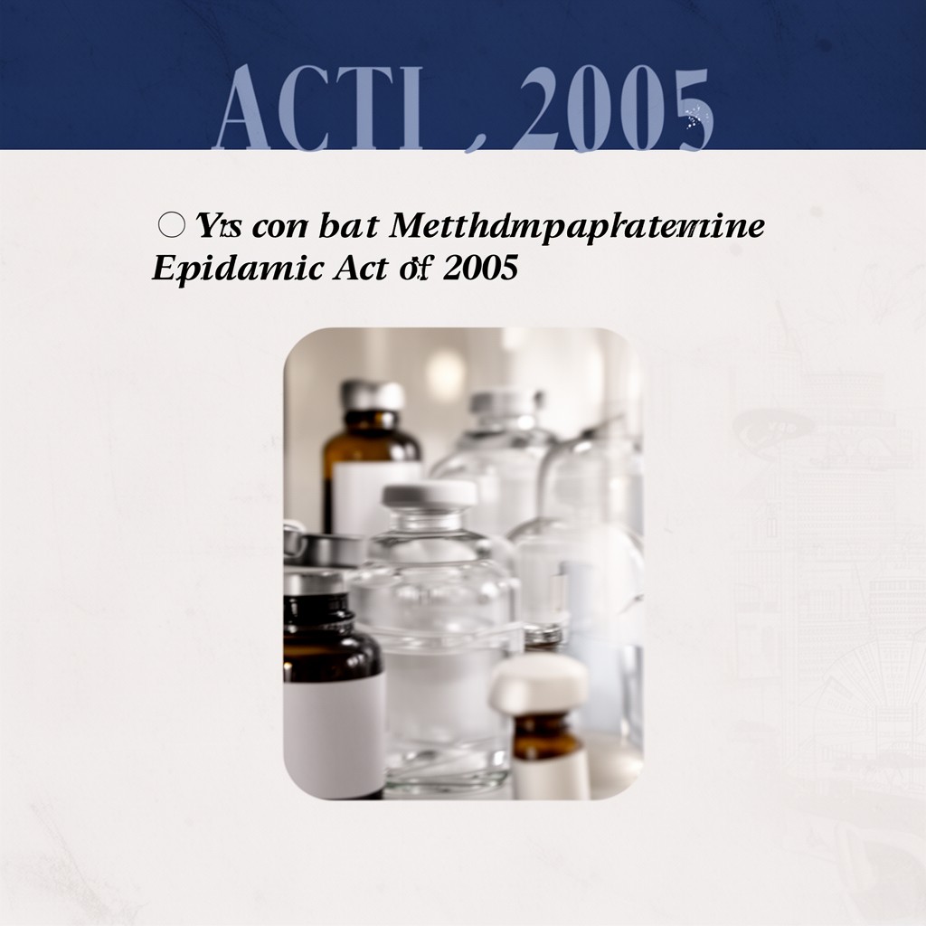 AI-generated illustration of Combat Methamphetamine Epidemic Act of 2005