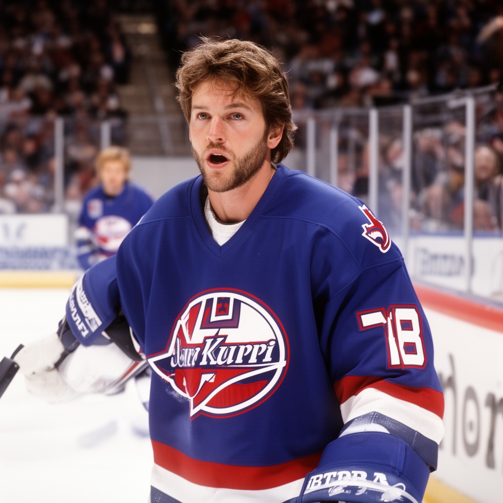 AI-generated illustration of Jari Kurri
