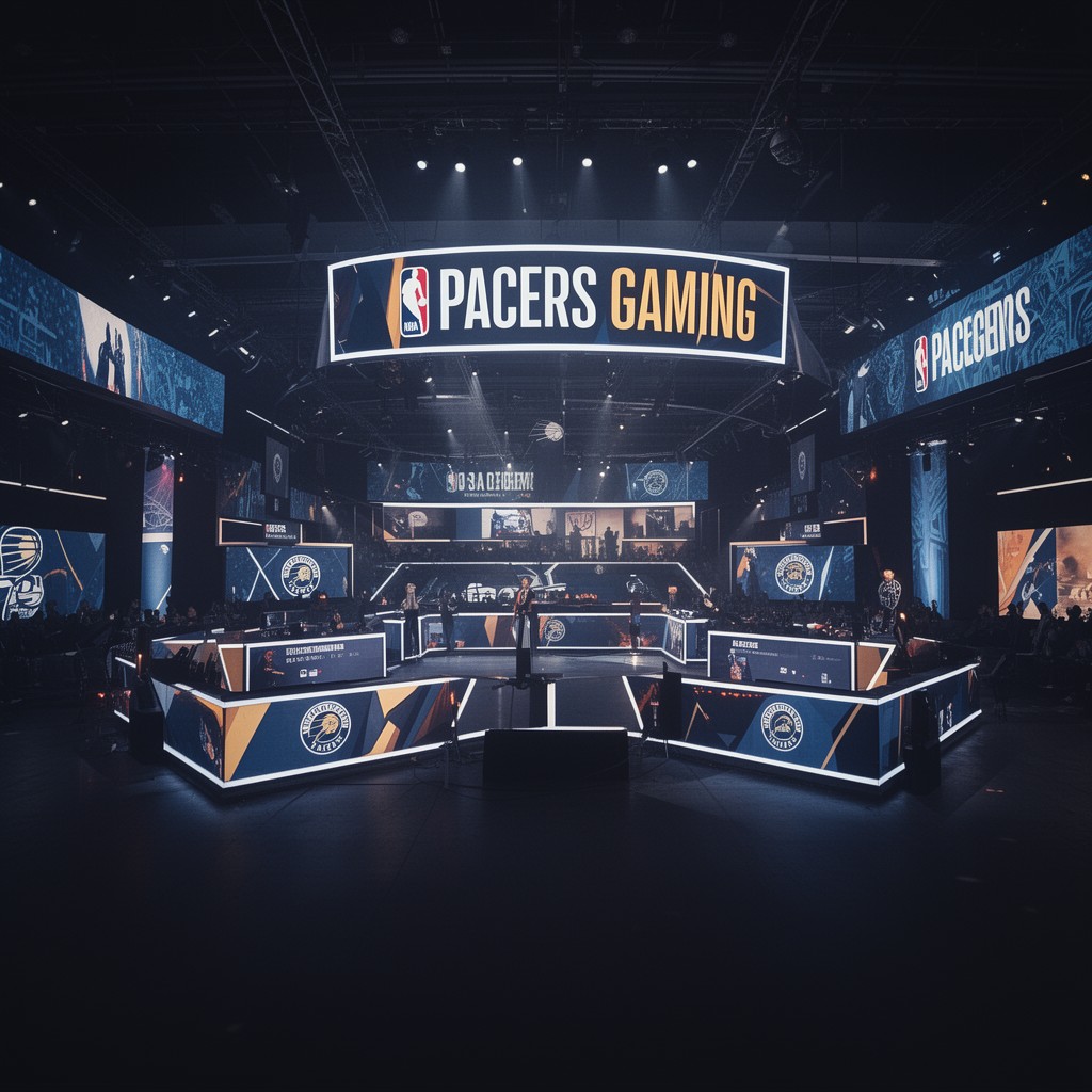 AI-generated illustration of Pacers Gaming