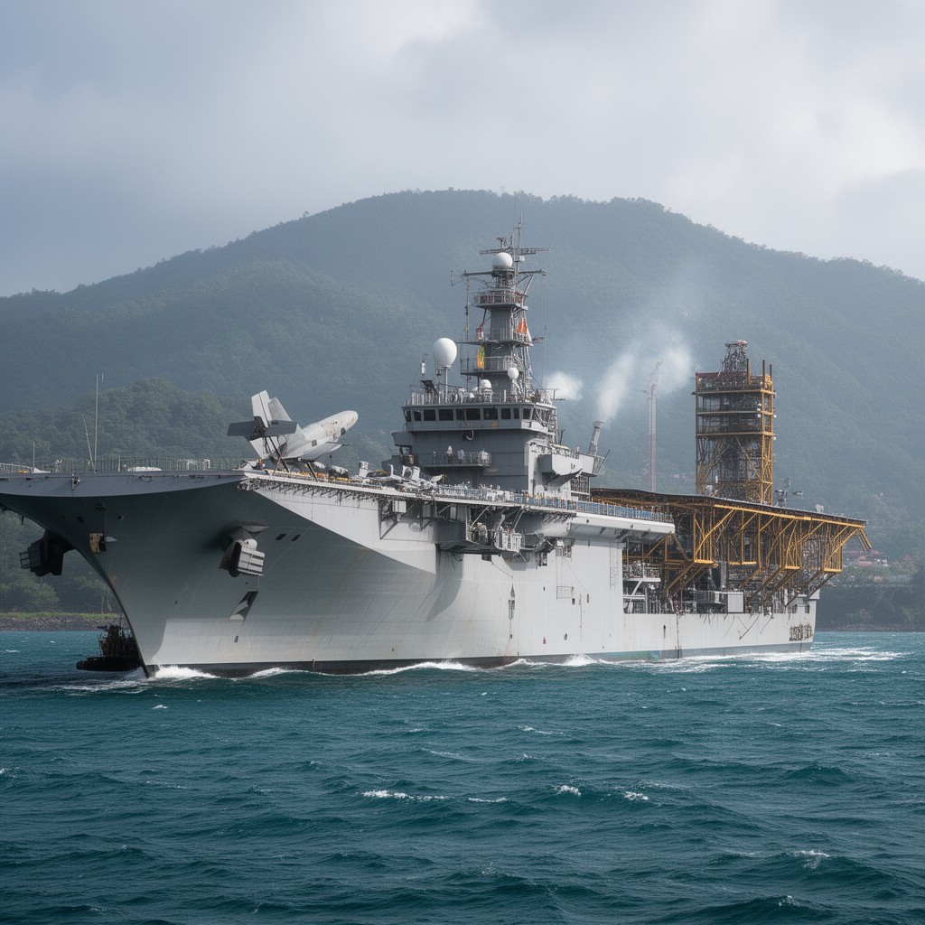 AI-generated illustration of INS Baaz
