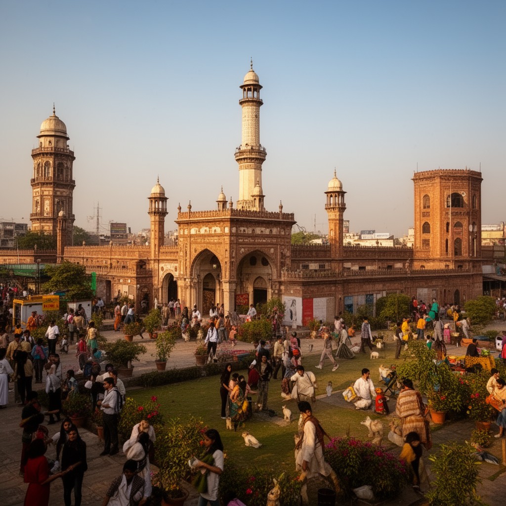 AI-generated illustration of Lahore