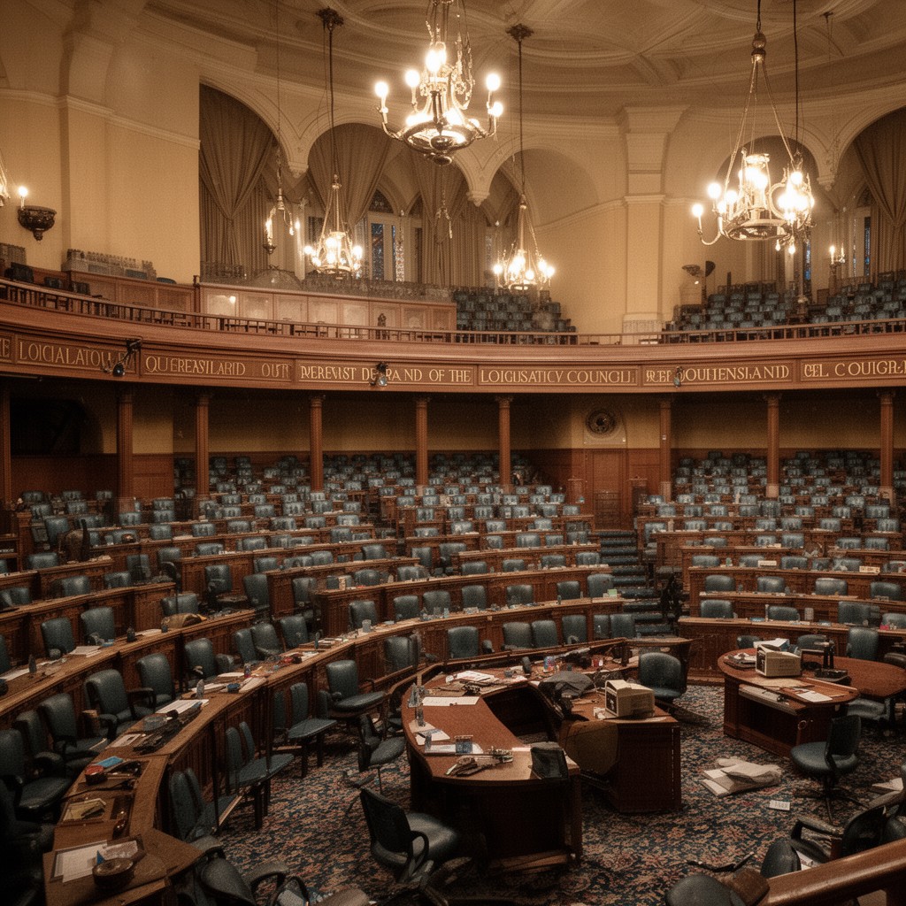 AI-generated illustration of Legislative Council of Queensland