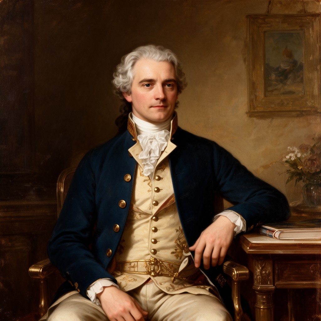 AI-generated illustration of George Townshend