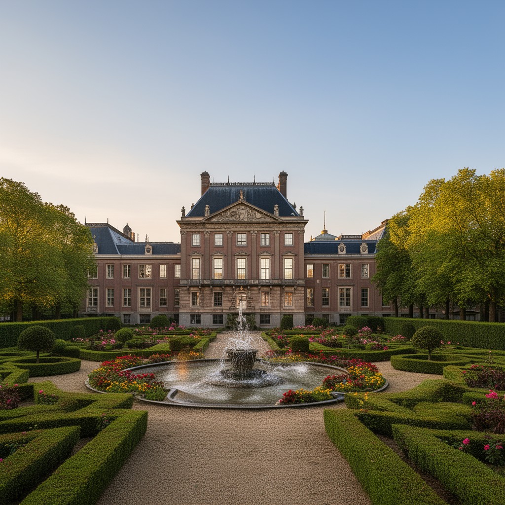 AI-generated illustration of Het Loo Palace, Apeldoorn
