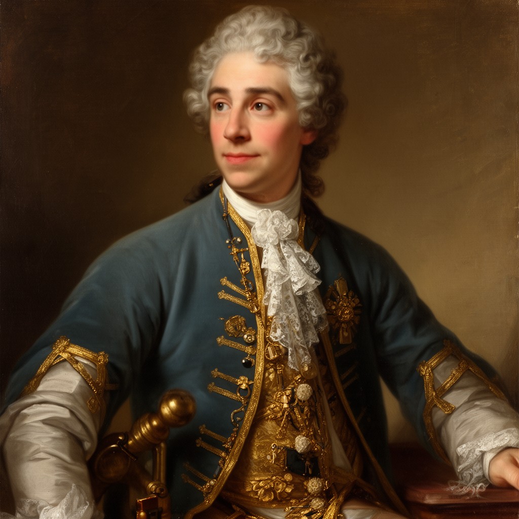 AI-generated illustration of Armand de Bourbon, Prince de Conti