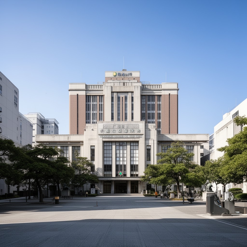 AI-generated illustration of Nagasaki Branch of Fukuoka High Court