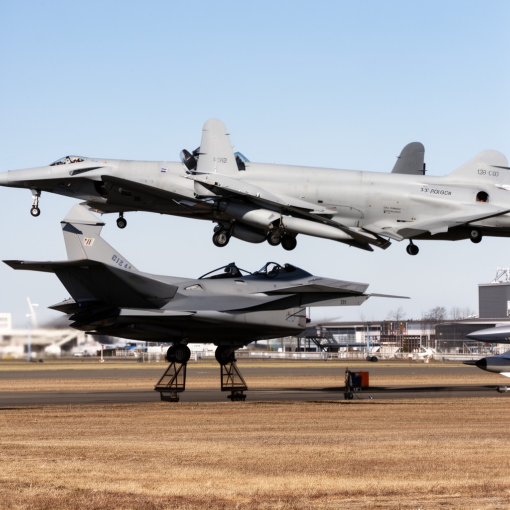 AI-generated illustration of Dassault Aviation
