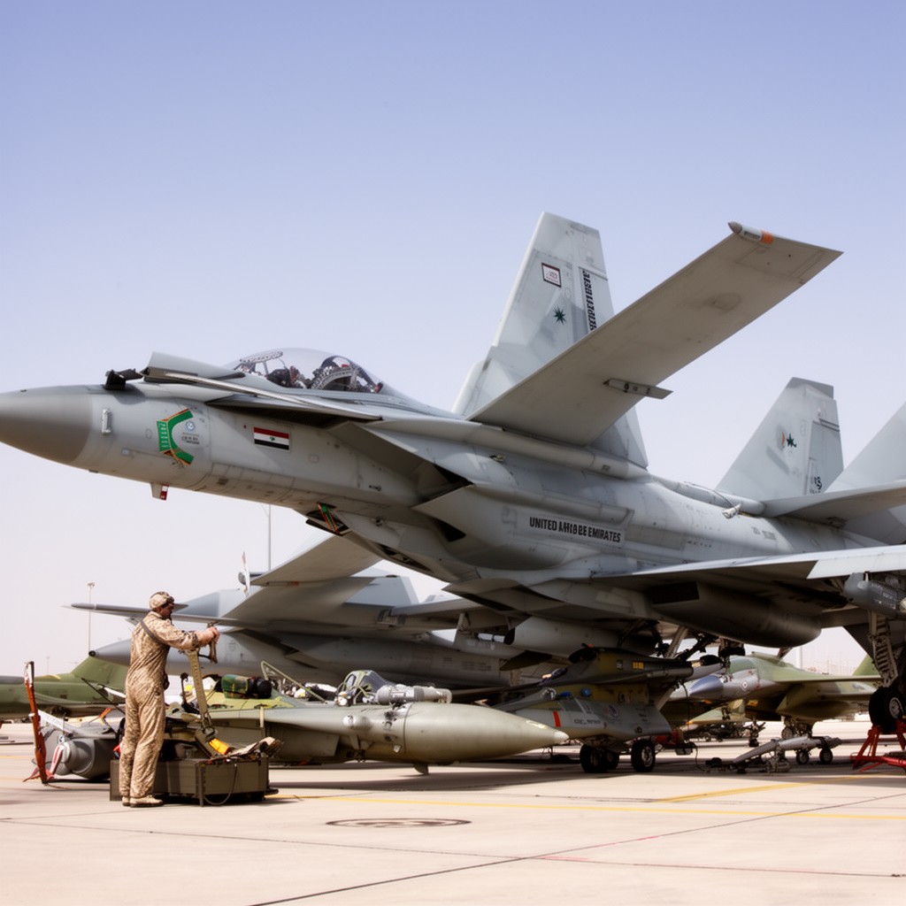 AI-generated illustration of United Arab Emirates Air Force
