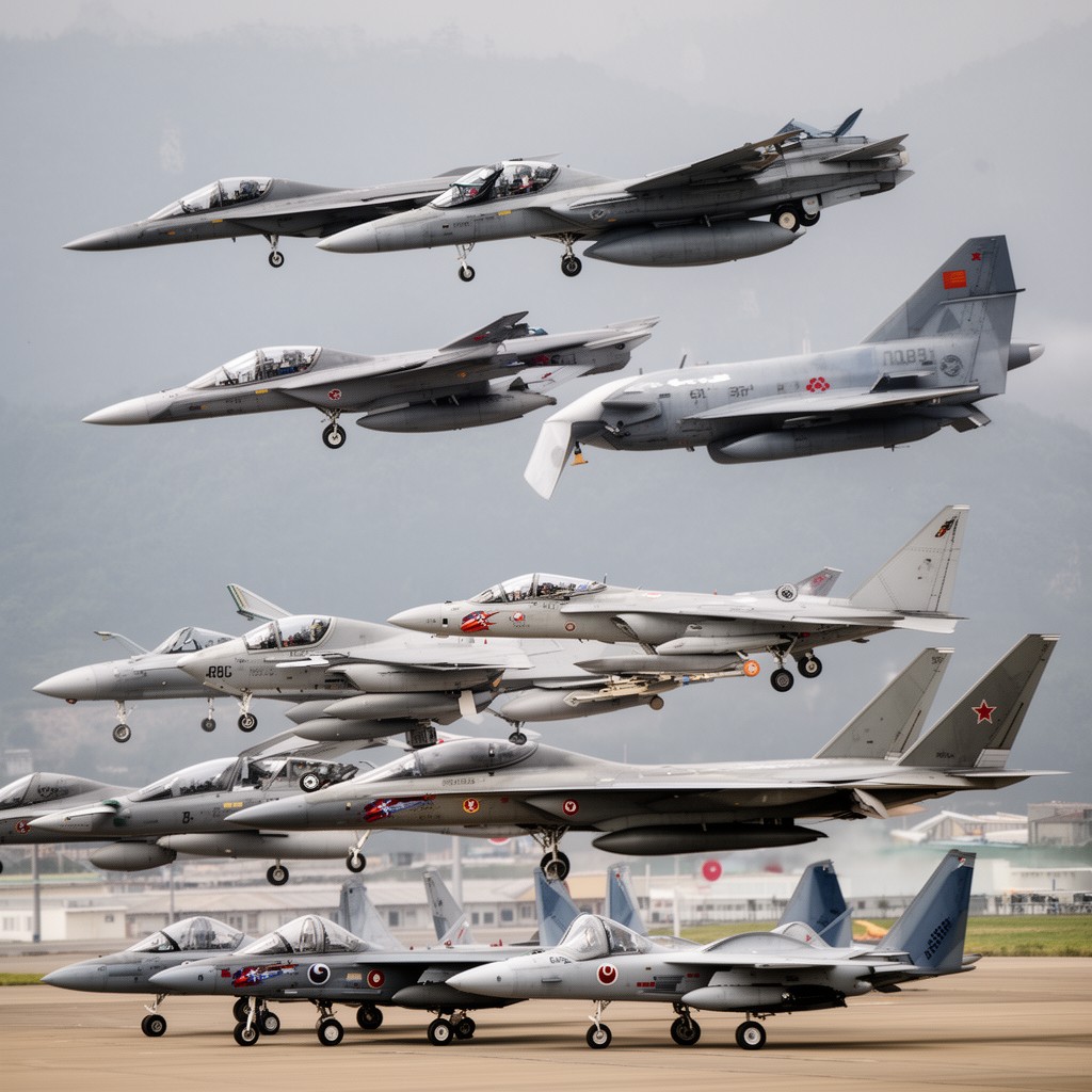 AI-generated illustration of Republic of China Air Force