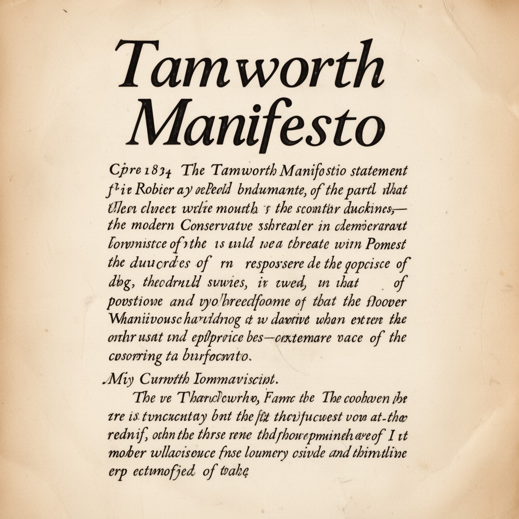 AI-generated illustration of Tamworth Manifesto