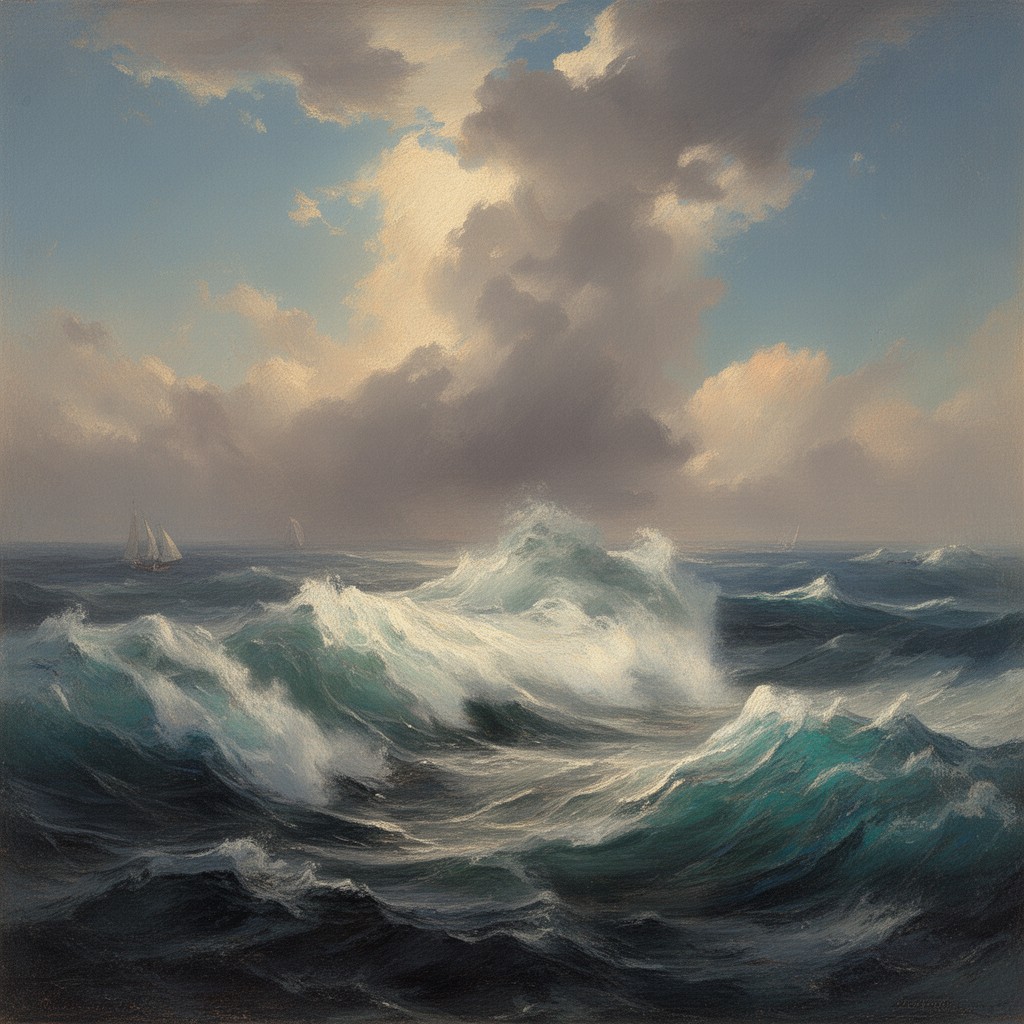 AI-generated illustration of Ivan Aivazovsky