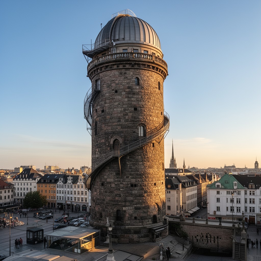 AI-generated illustration of Round Tower