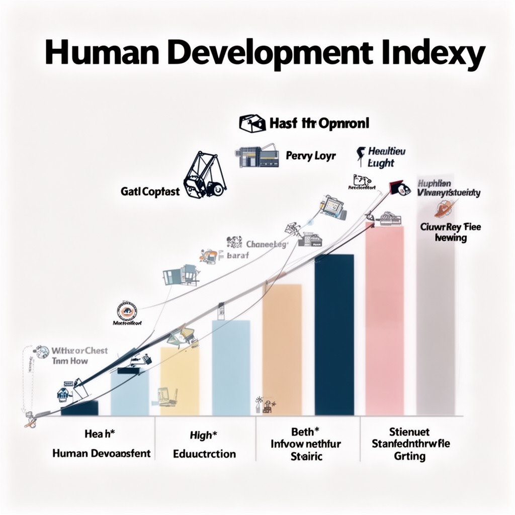 AI-generated illustration of Human Development Index