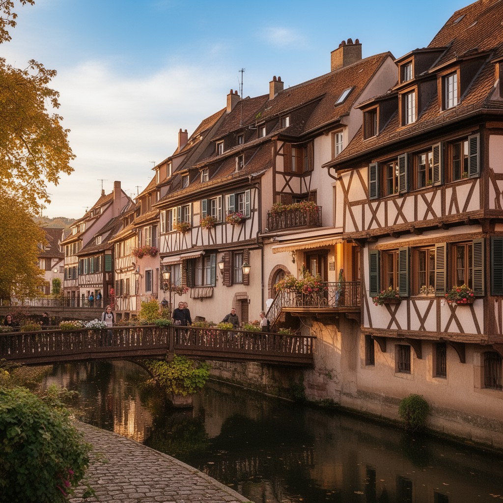 AI-generated illustration of Petite France