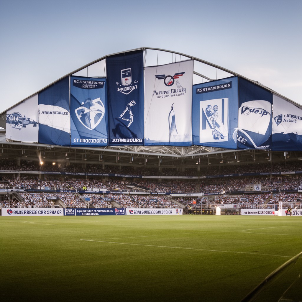 AI-generated illustration of RC Strasbourg Alsace