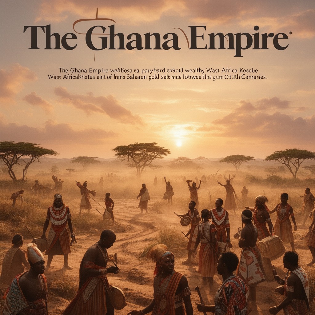 AI-generated illustration of Ghana Empire
