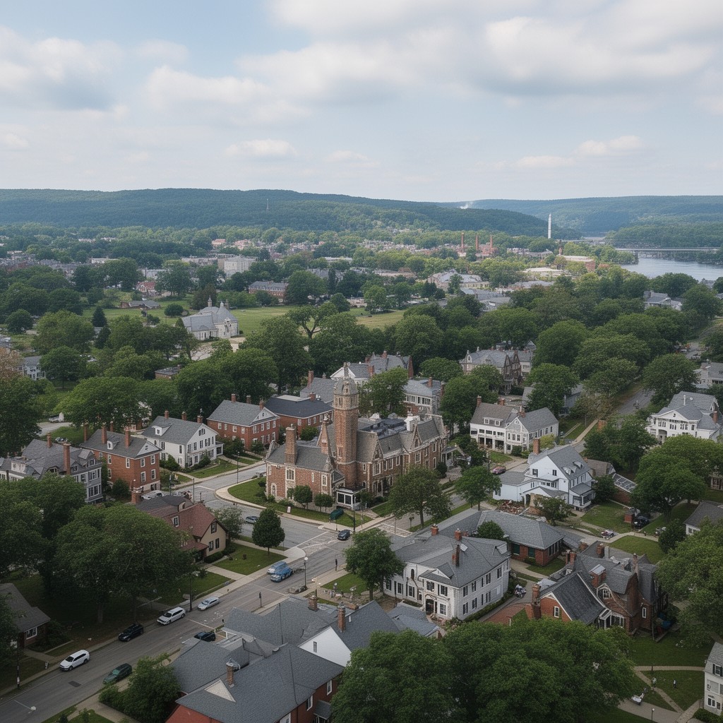 AI-generated illustration of Town of New Windsor, New York