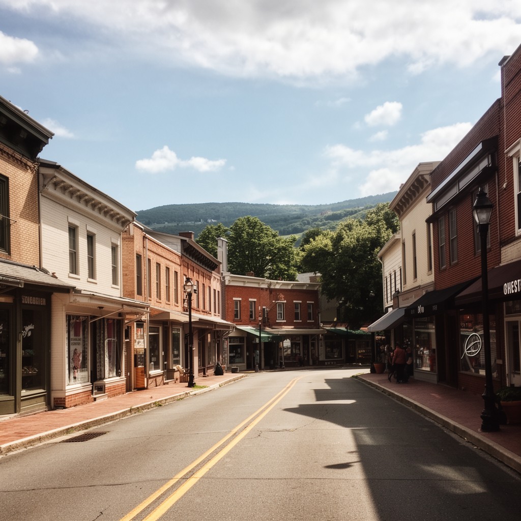 AI-generated illustration of Village of Chester, New York