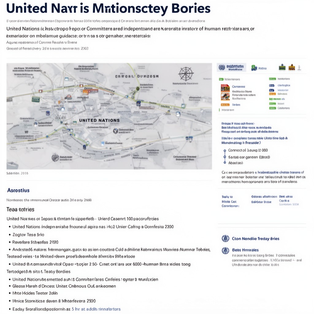 AI-generated illustration of United Nations treaty bodies
