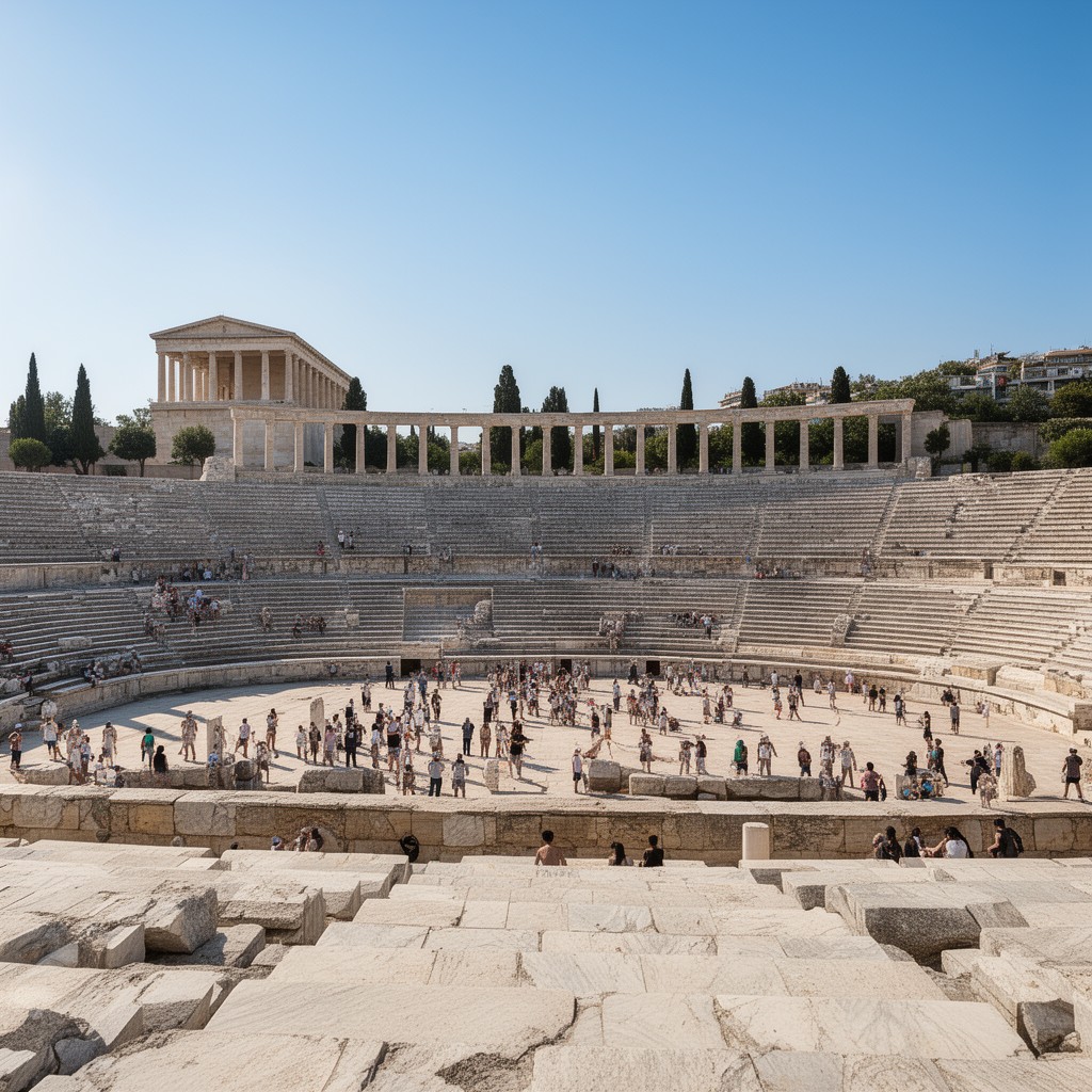AI-generated illustration of Panathenaic Stadium