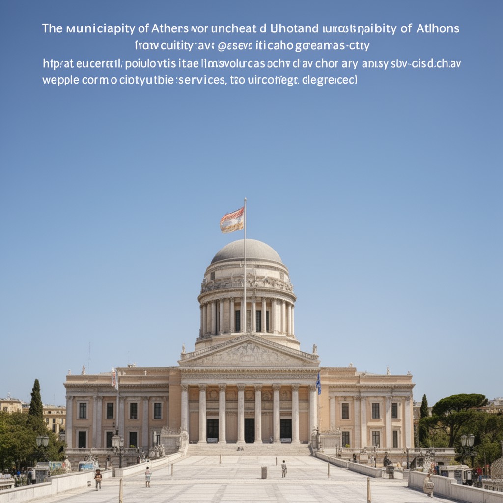 AI-generated illustration of Municipality of Athens
