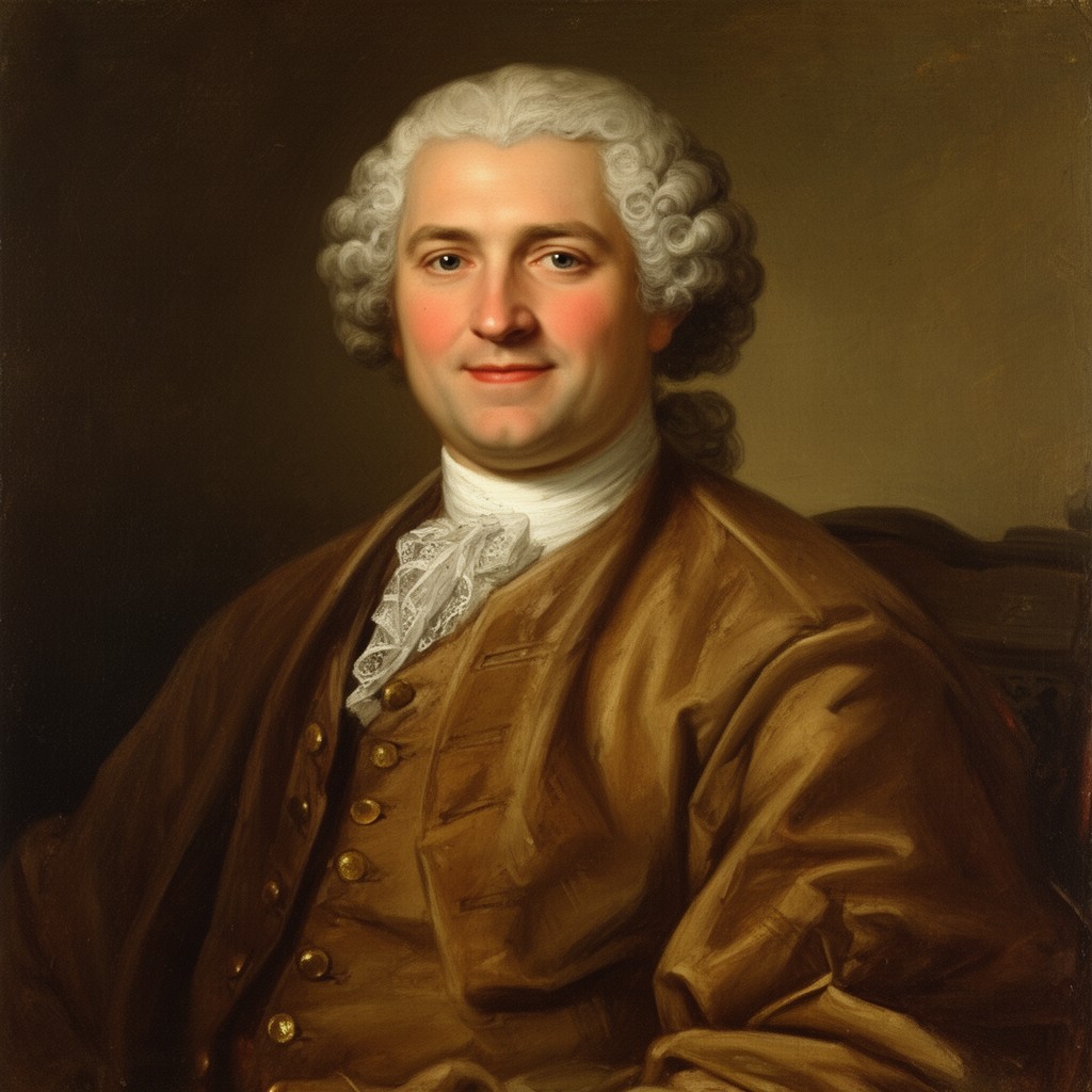 AI-generated illustration of Mikhail Lomonosov