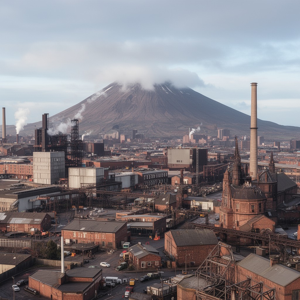 AI-generated illustration of St Helens