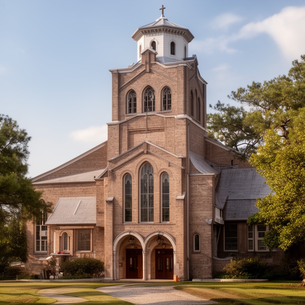AI-generated illustration of Latter-day Saint movement churches